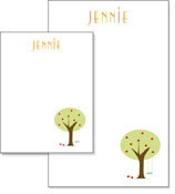 Queen Bee Personalized Note Pads - Apple Tree (NP-Q-81)